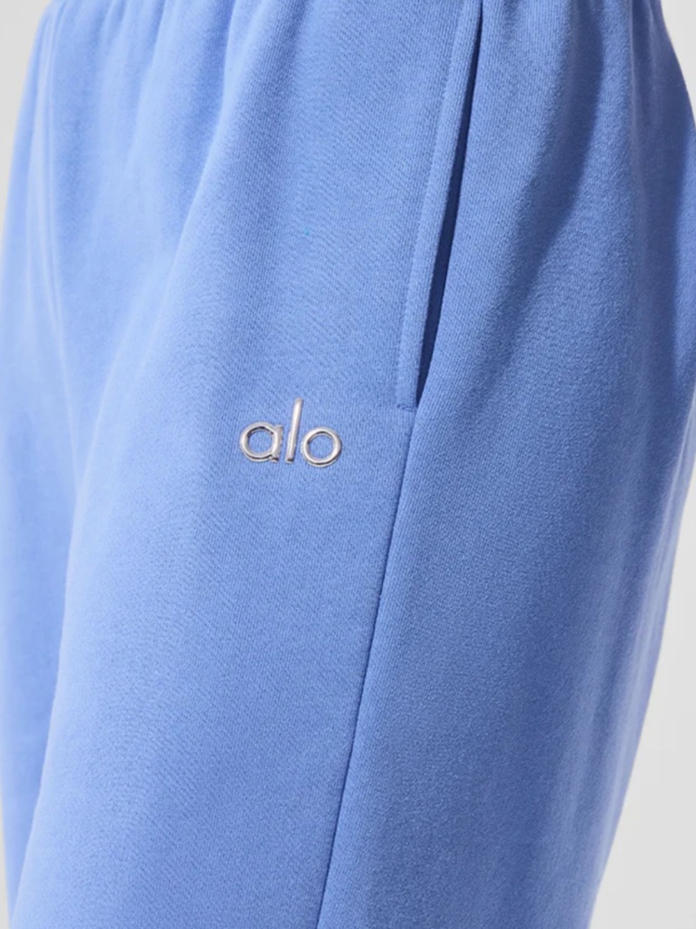 Alo Accolade Sweatpants Joggers- Crystal Clear Blue - Picture 3 of 7